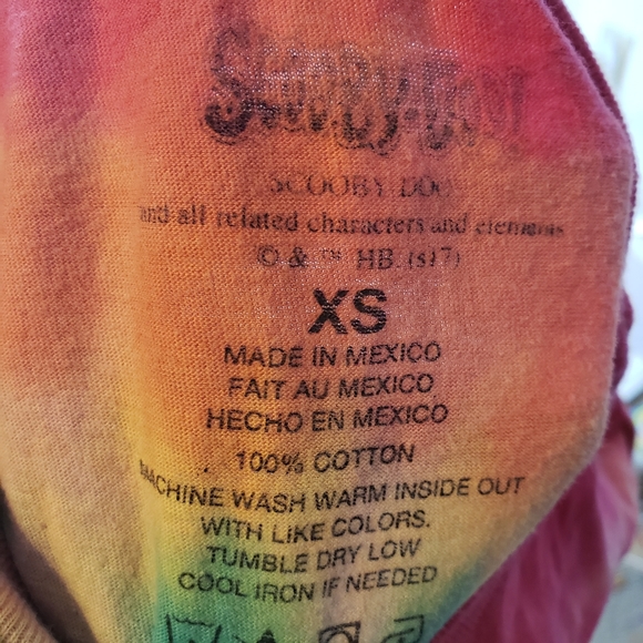 Scooby-Doo tie dye tee shirt size xs - Picture 11 of 11